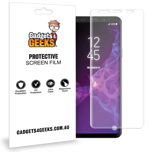 (2-Pack) Full Coverage TPU Film Screen Protector for Samsung Galaxy S9+